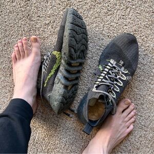 Worn Nike sneakers no sock womens 12